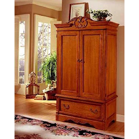 Armoire with 2 Doors and 1 Drawer